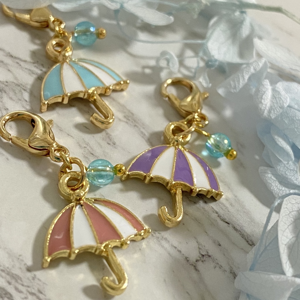 踊り子の雨傘マスクチャーム