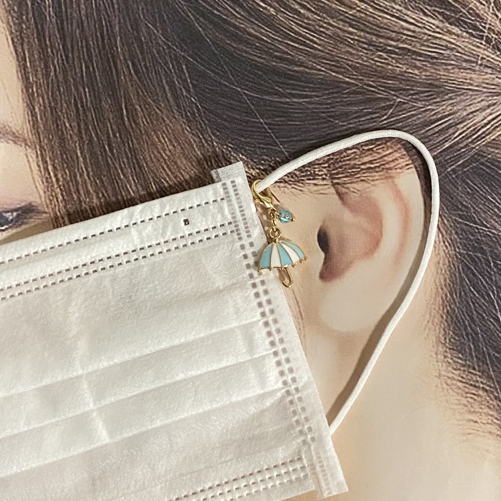 踊り子の雨傘マスクチャーム