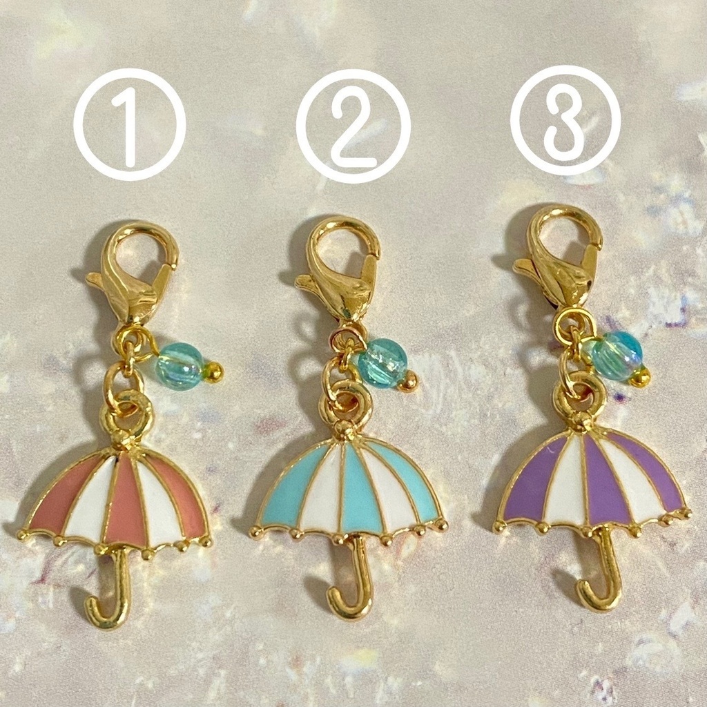 踊り子の雨傘マスクチャーム