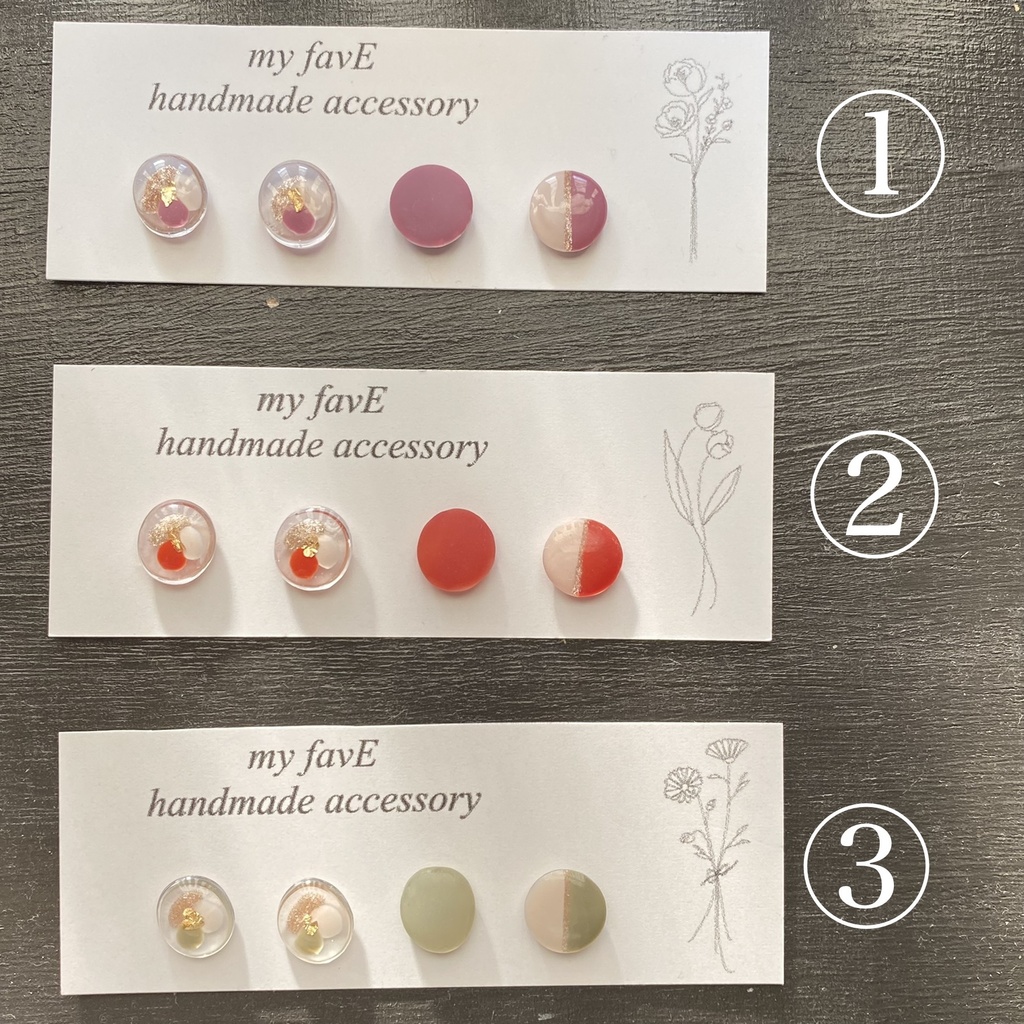 ぐみピアス(イヤリング)