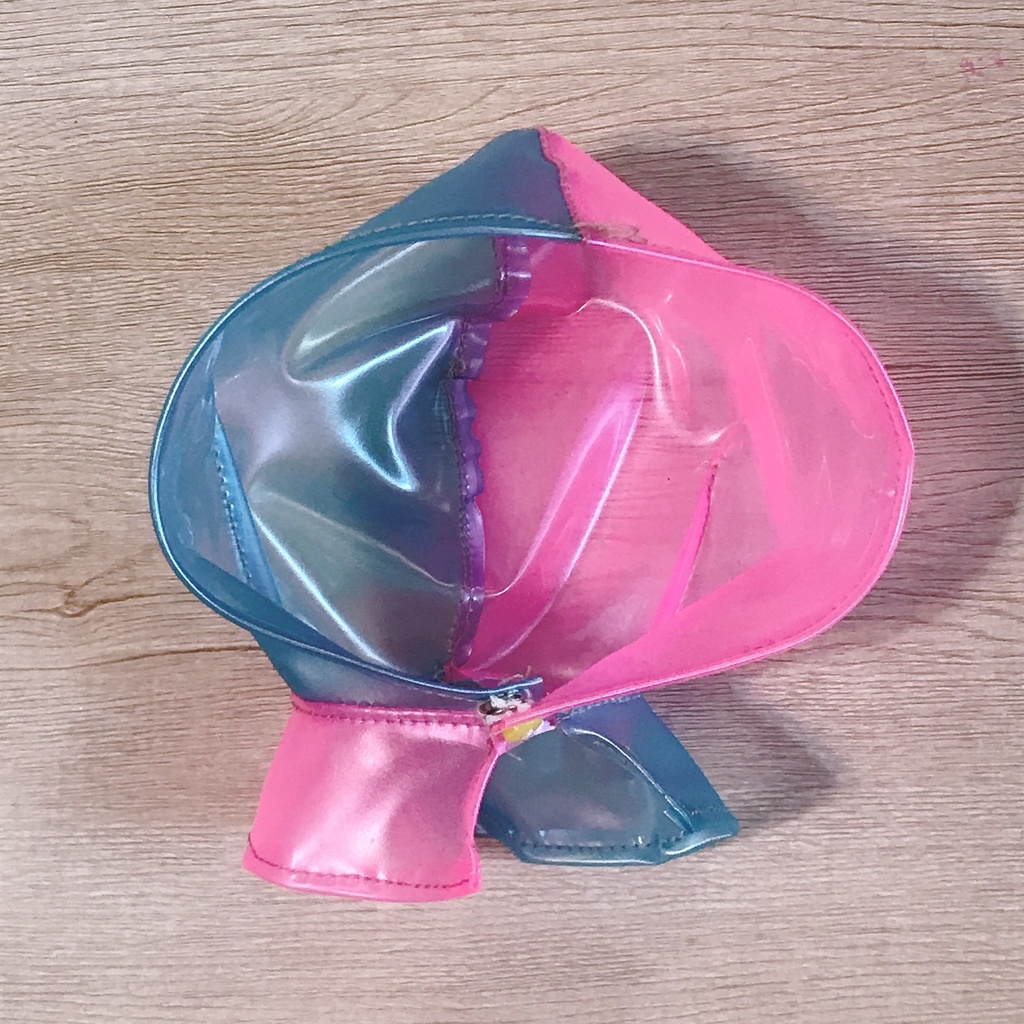 【型紙】12㎝ぬいフード付きケープ