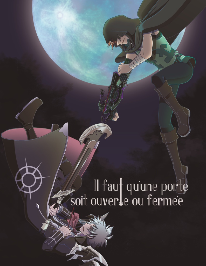 Il porte soit ouverte ou fermée