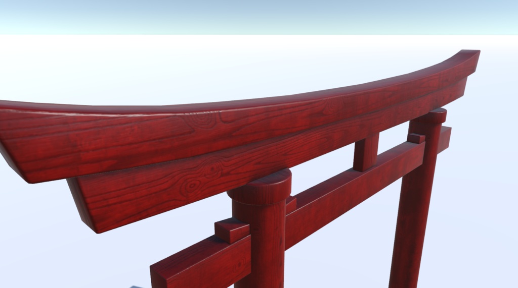 【VRChat・Unityゲーム制作】3種の鳥居セット(赤・茶・石)