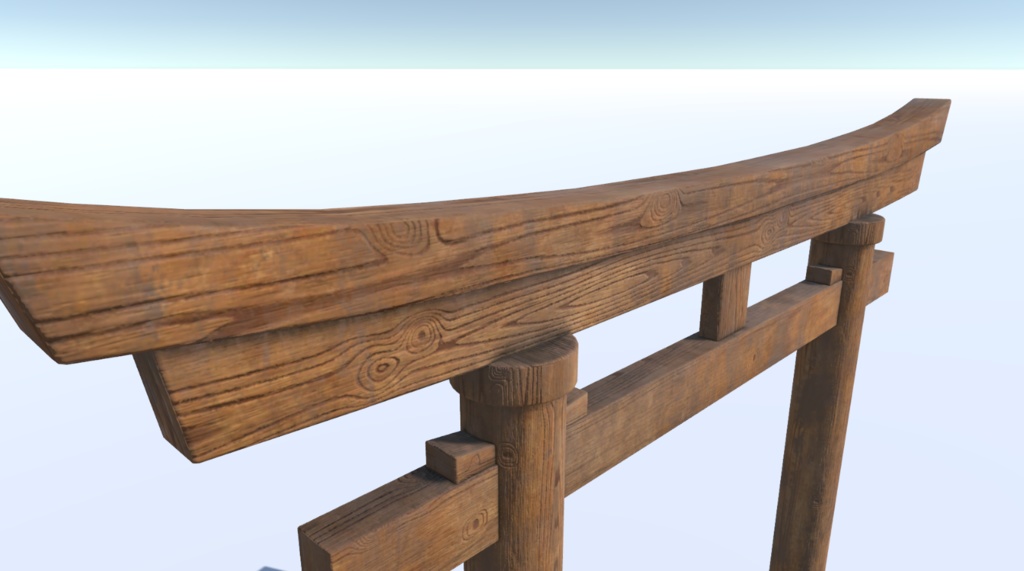 【VRChat・Unityゲーム制作】3種の鳥居セット(赤・茶・石)