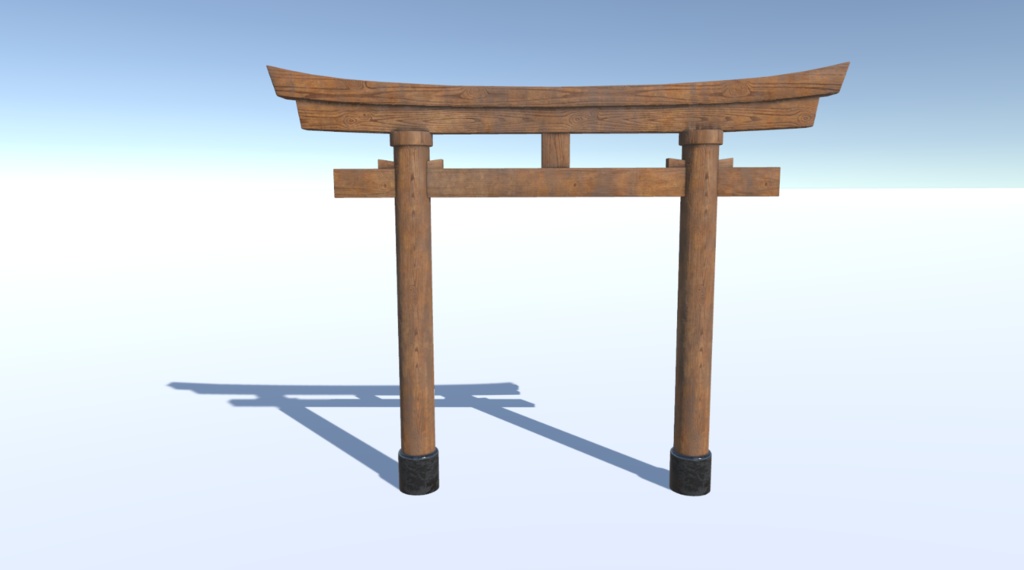 【VRChat・Unityゲーム制作】3種の鳥居セット(赤・茶・石)