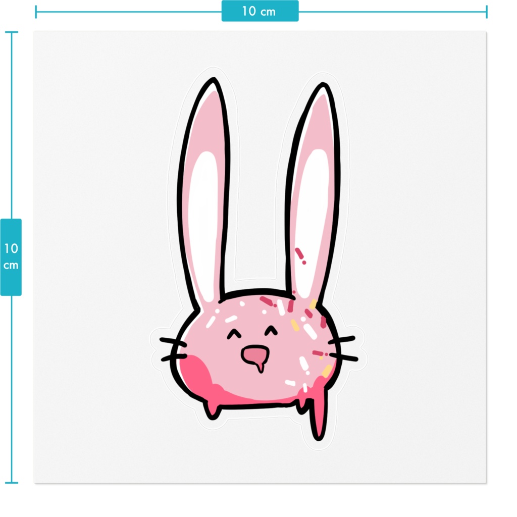 兎鞠まりの『とけうさぎ 』シール