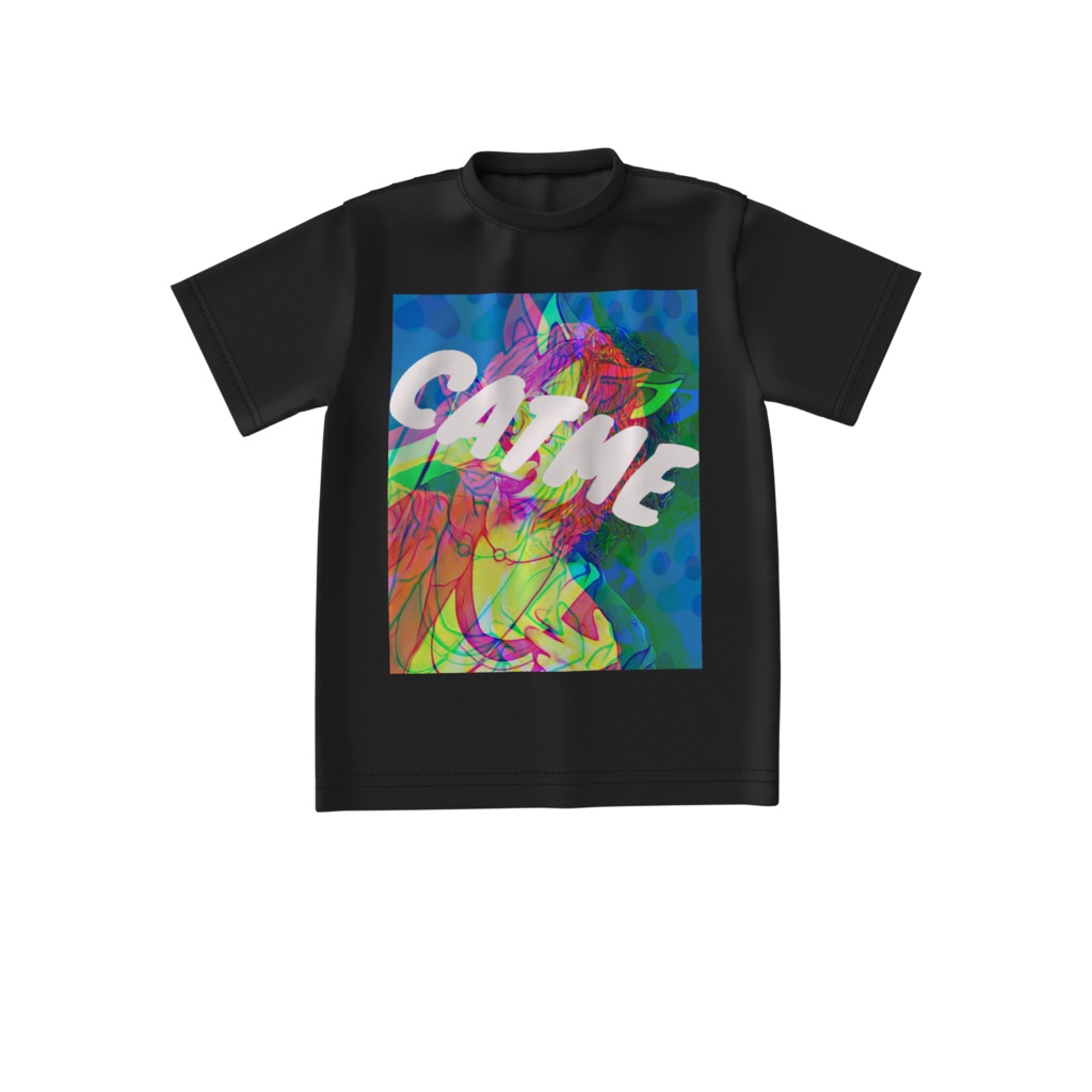 我-waRe-オーバーサイズグラフィックTシャツ ブラック