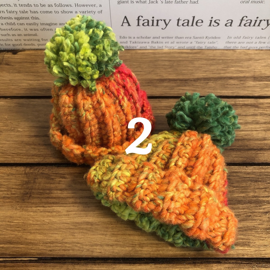 ぽんぽんニット帽 ※注意事項をお読みください