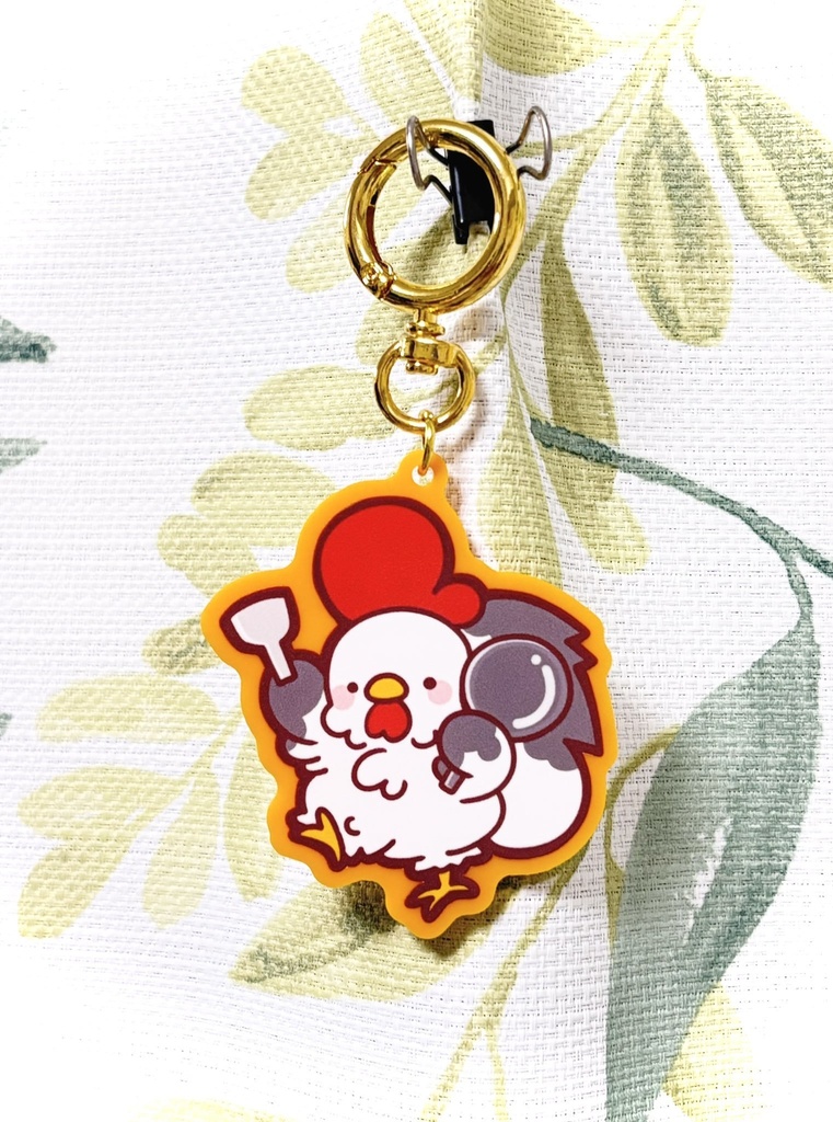 【展示会】鶏ちゃんアクリルキーホルダー