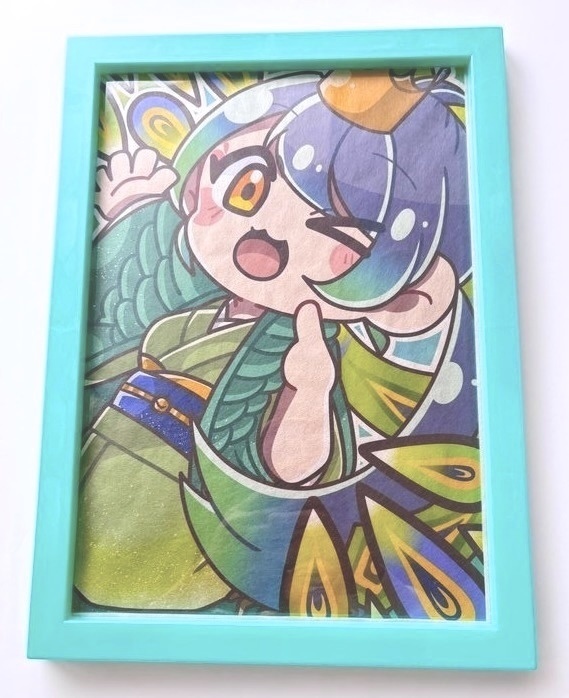 【展示イラスト】ブイミノ３　クジャクちゃん