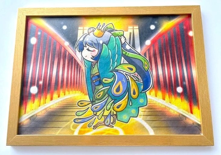 【展示イラスト】ブイミノ３　美濃橋