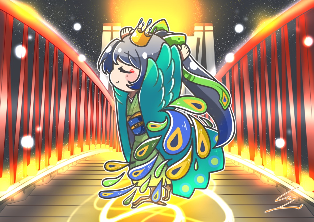 【展示イラスト】ブイミノ3 美濃橋