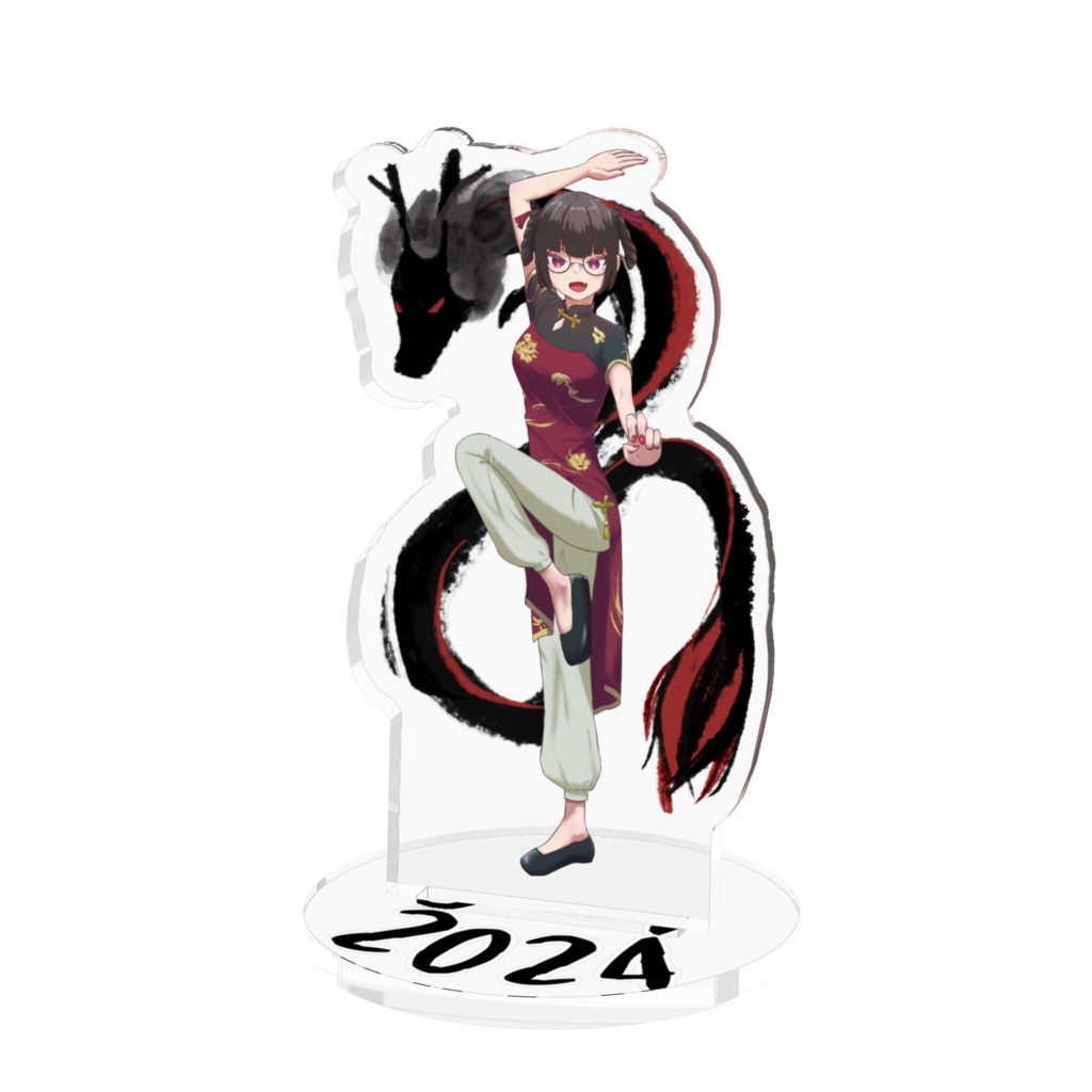 2024年木乃ですアクリルフィギュアです