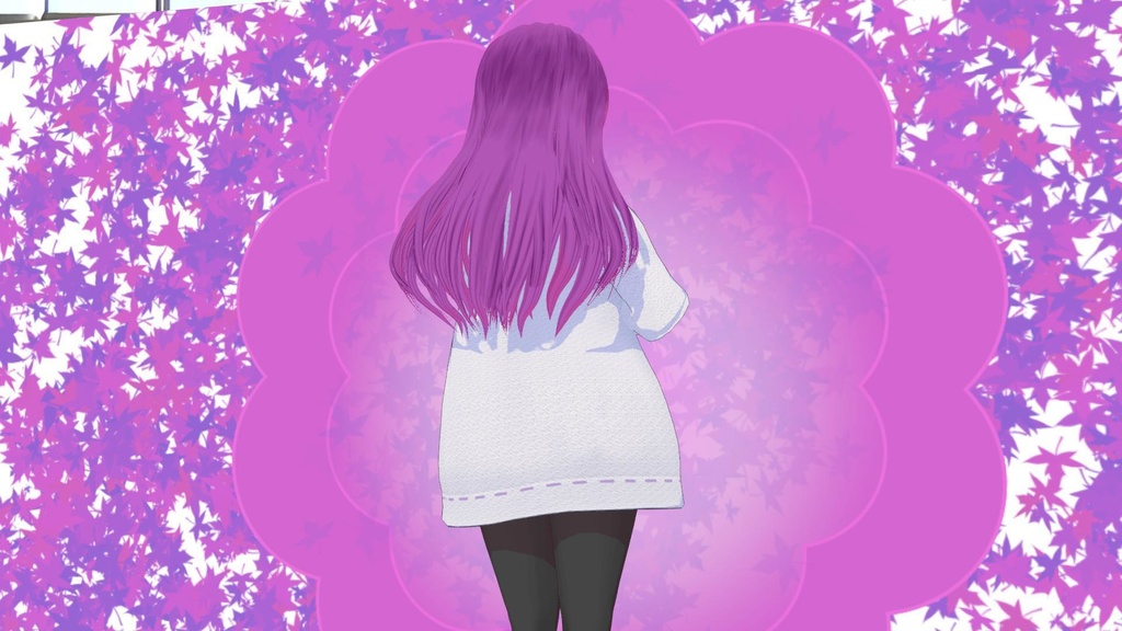 【VRoid】Purple Vtuber Model【Vtuber】