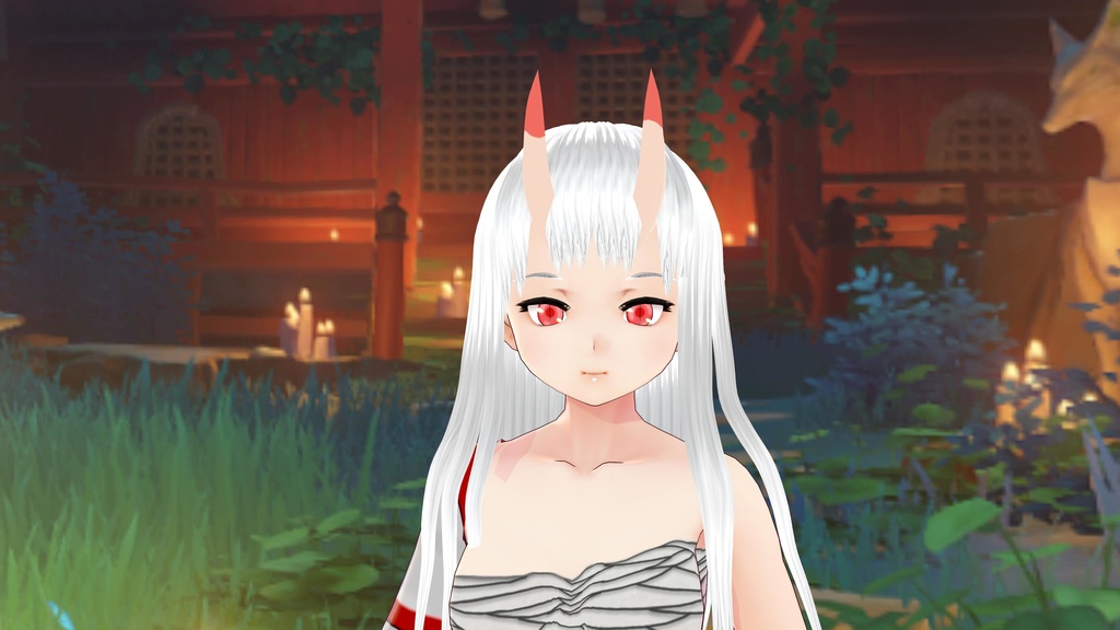 【VRoid】Model - Luma Karav - Oni girl -【Vtuber】
