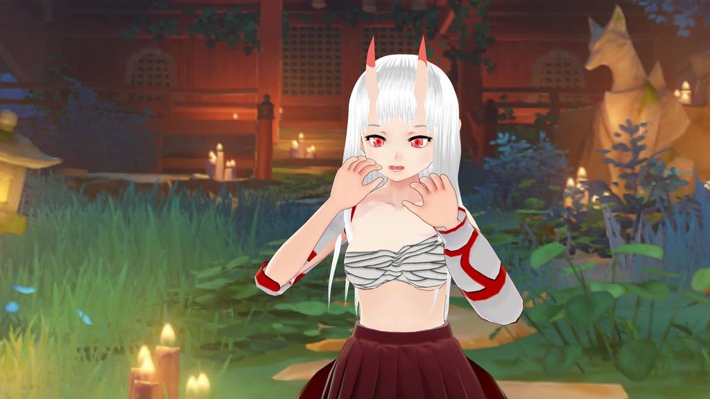 【VRoid】Model - Luma Karav - Oni girl -【Vtuber】