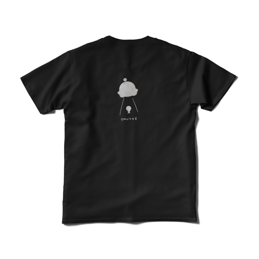 うちゅうじんくん黒Tシャツ【両面】