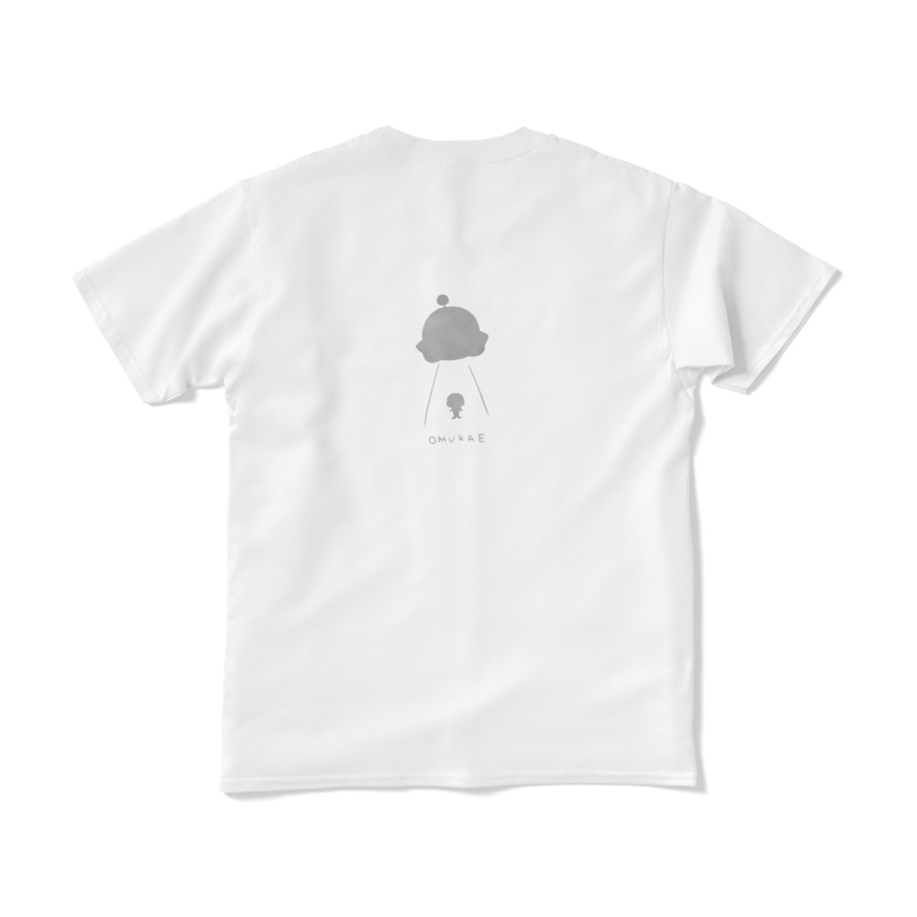 うちゅうじんくん白Tシャツ【両面】