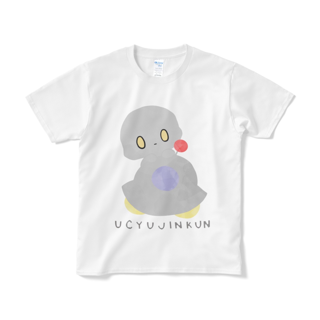 うちゅうじんくん白Tシャツ【片面】