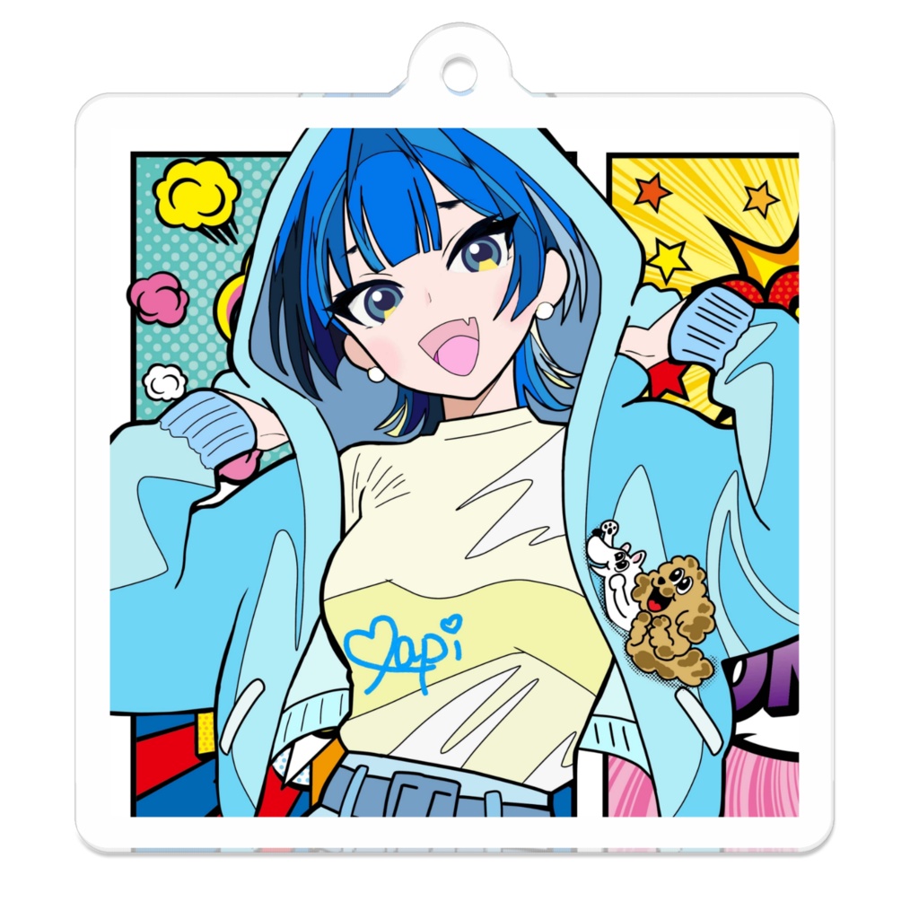 サイン付き コーティングアクキー