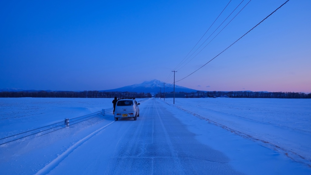 旅するトートバッグ『斜里岳と一本道』