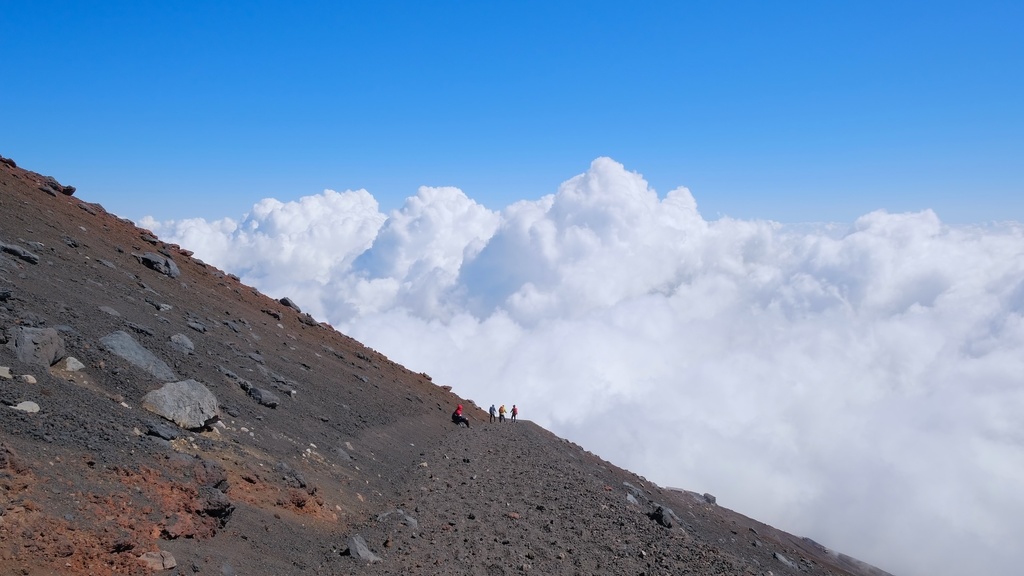 旅するトートバッグ『頂に背を向けて』