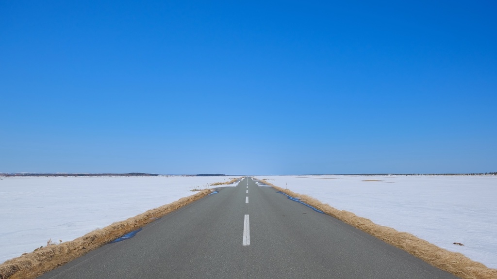 旅するトートバッグ『雪解けのエサヌカ線』