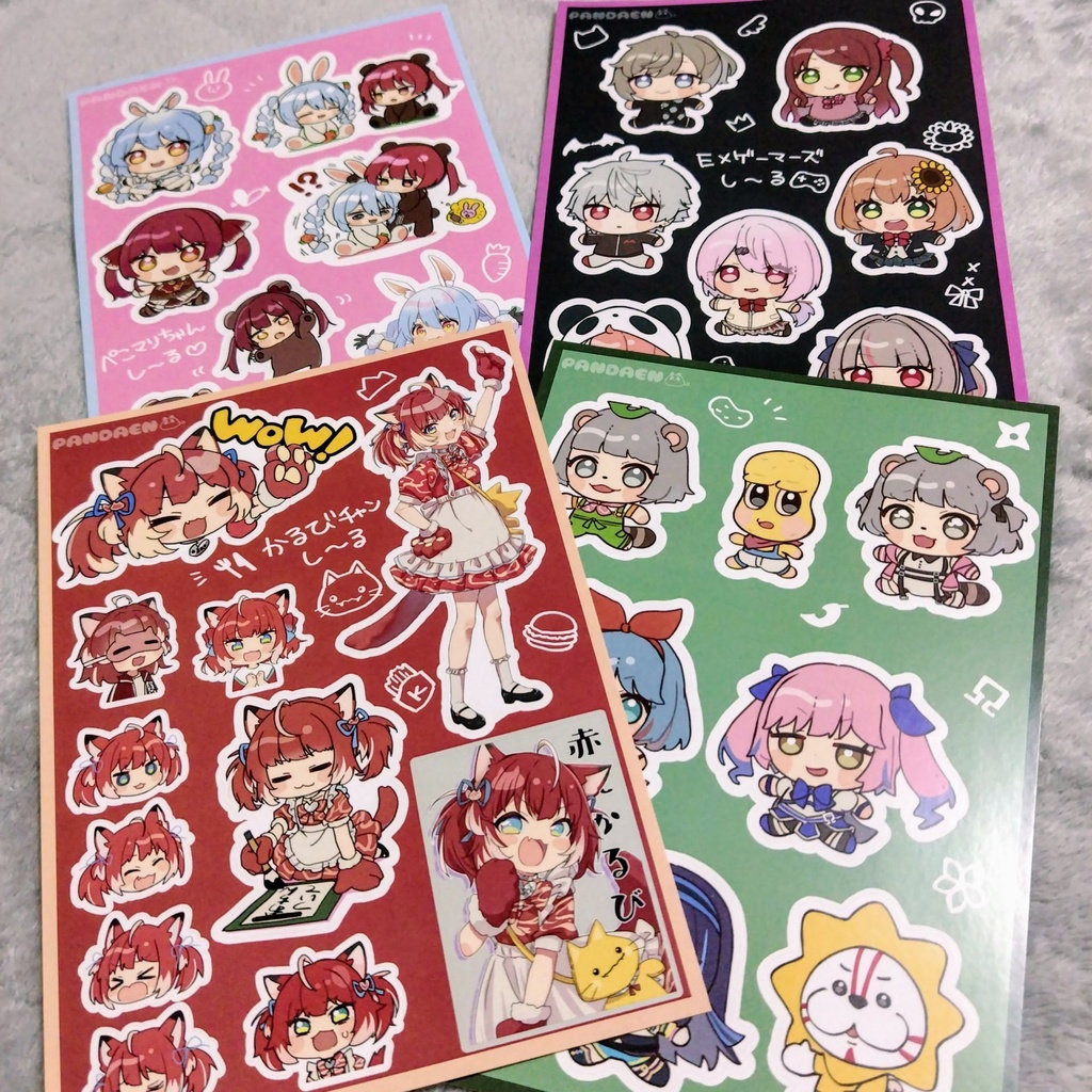 【非公式】A5サイズシールシート