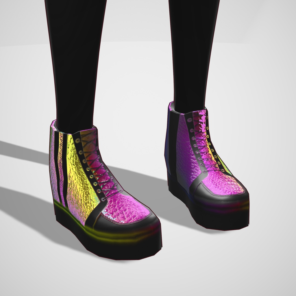 Free VRoid Rainbow Boots