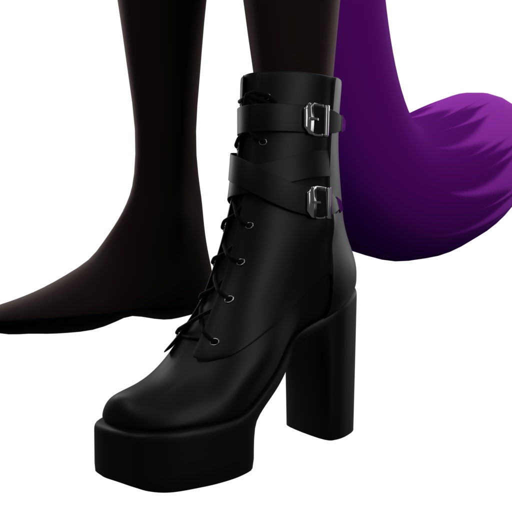 Custom 3D Goth Boots