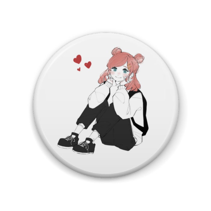 日向あおグッズ-缶バッチタイプA1.A2-