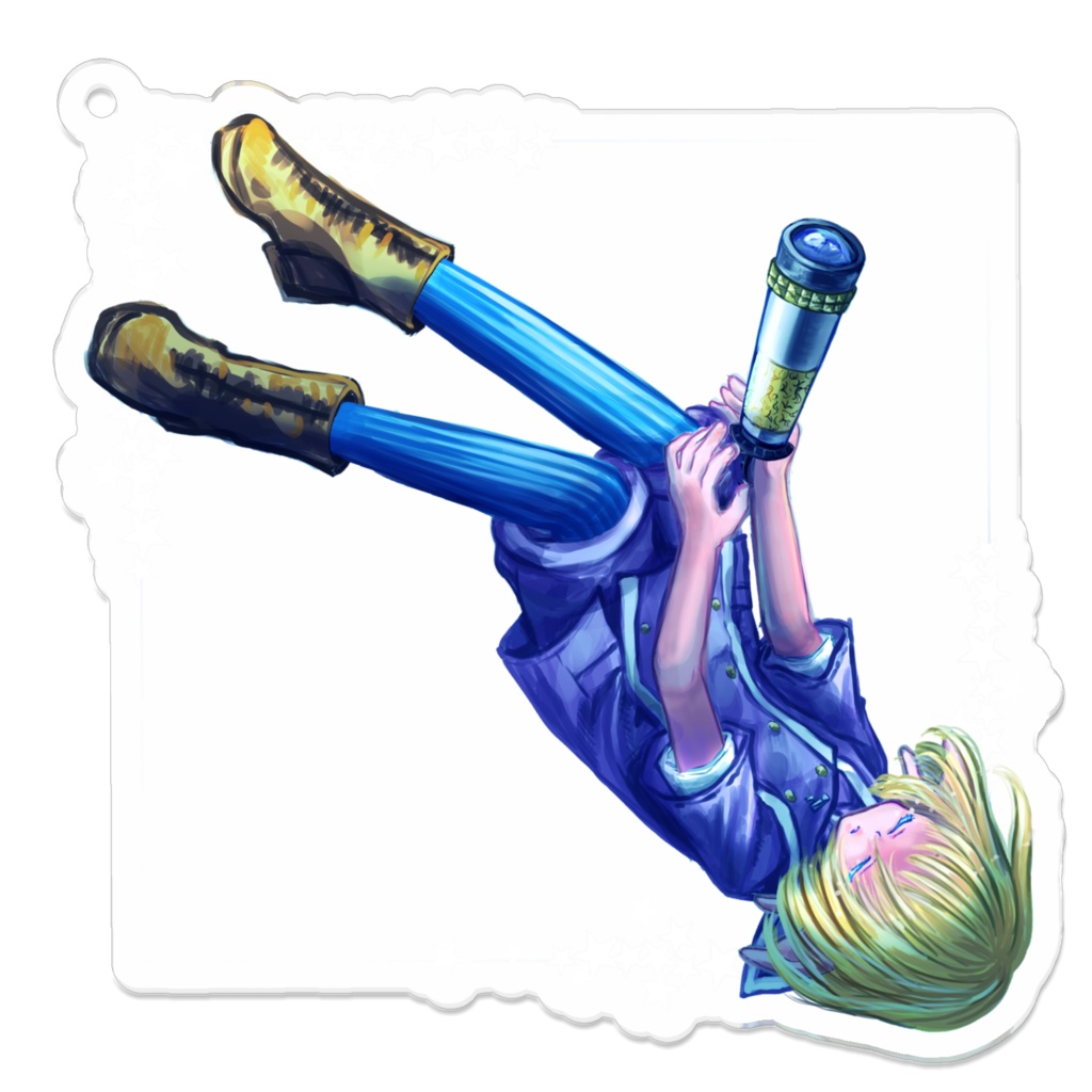 落下するレコキーホルダー