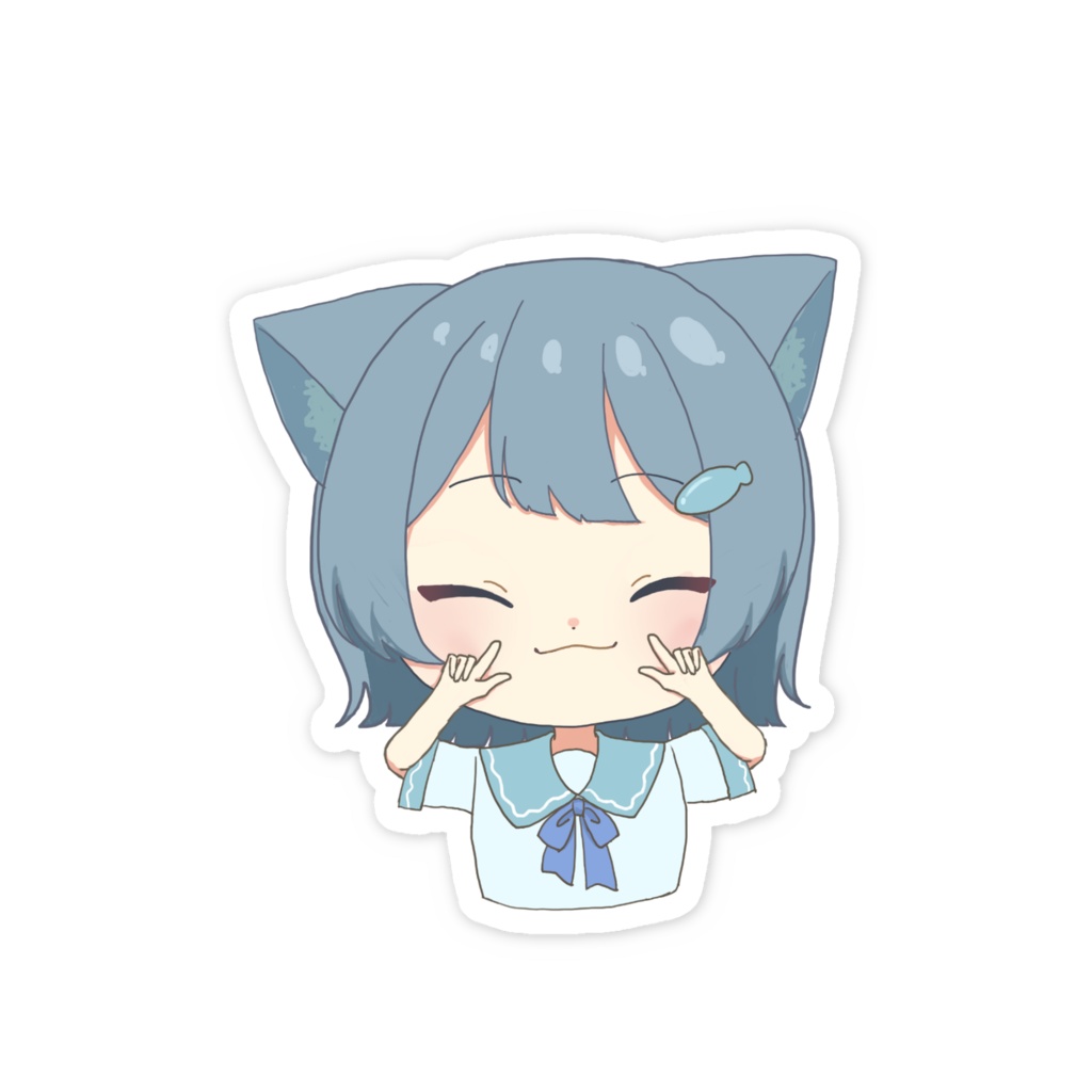 子猫のなおちゃんステッカー