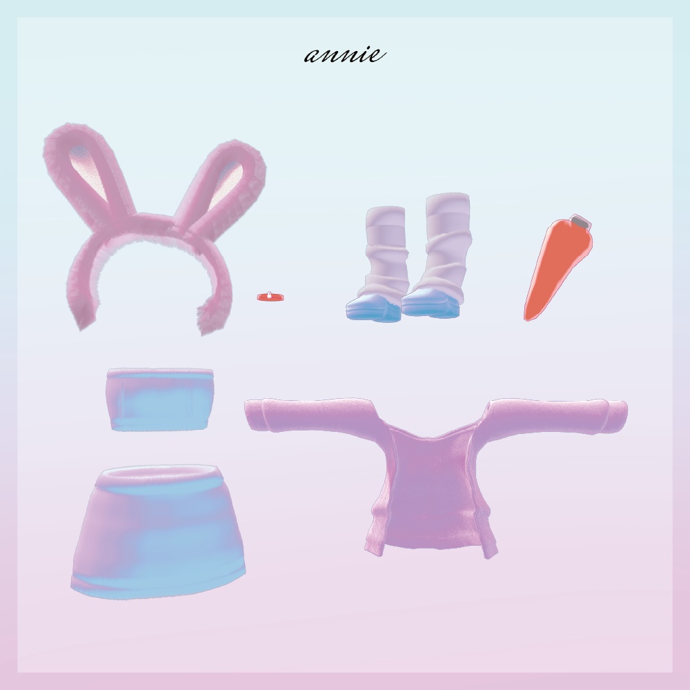 【こまどアバター対応】KawaiiRabbit