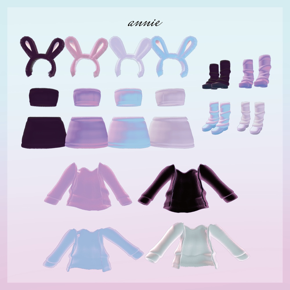 【こまどアバター対応】KawaiiRabbit