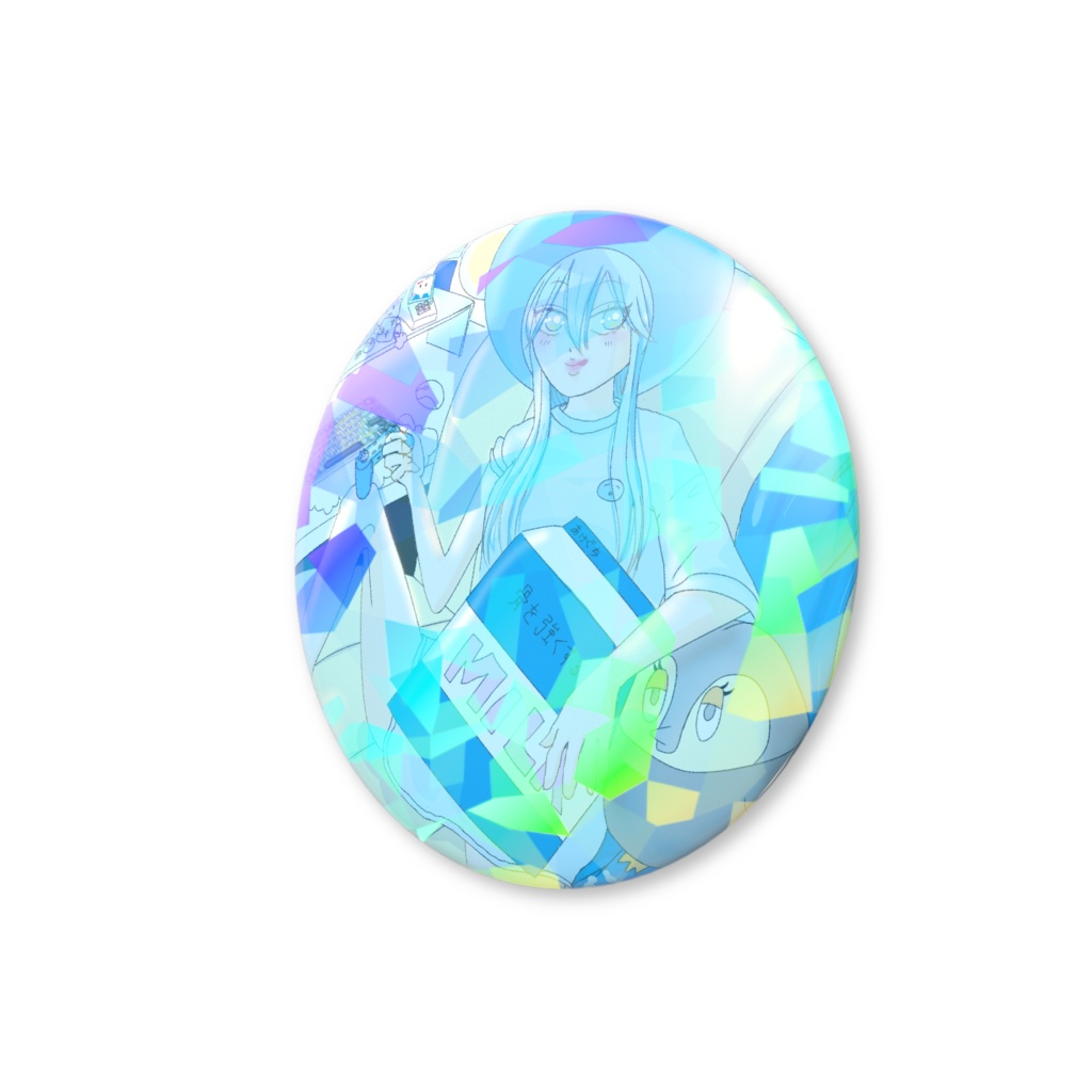 引きこもりちゃんの缶バッジ