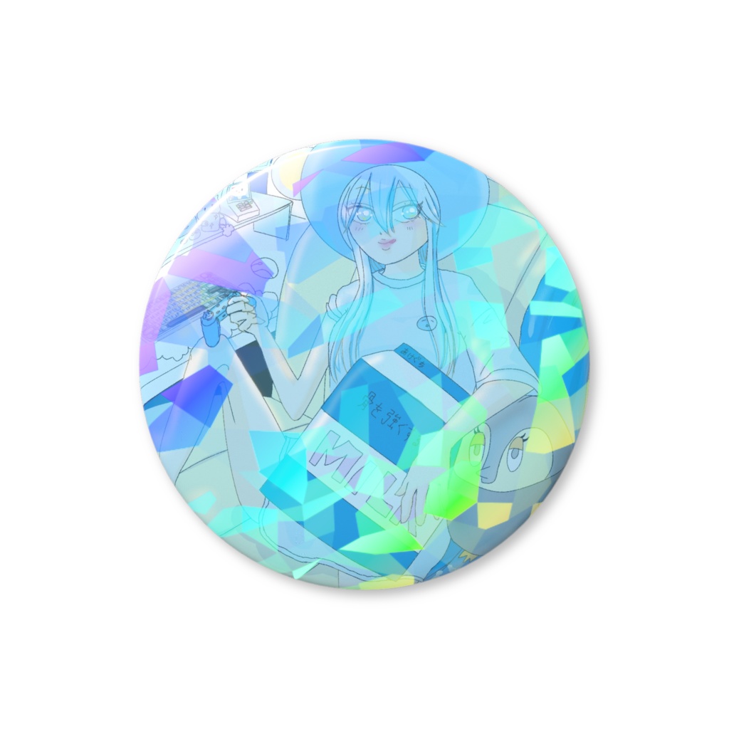 引きこもりちゃんの缶バッジ