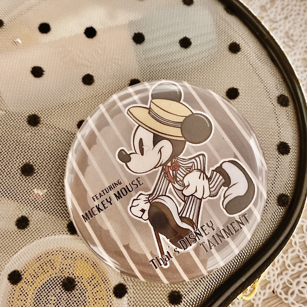 That S Disneytainment ミッキー缶ミラー Piyoyaiznk Booth