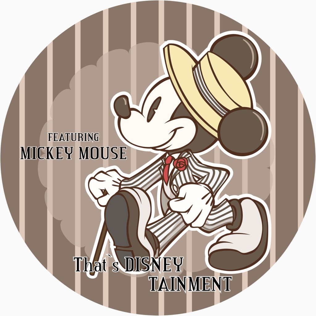 That S Disneytainment ミッキー缶ミラー Piyoyaiznk Booth