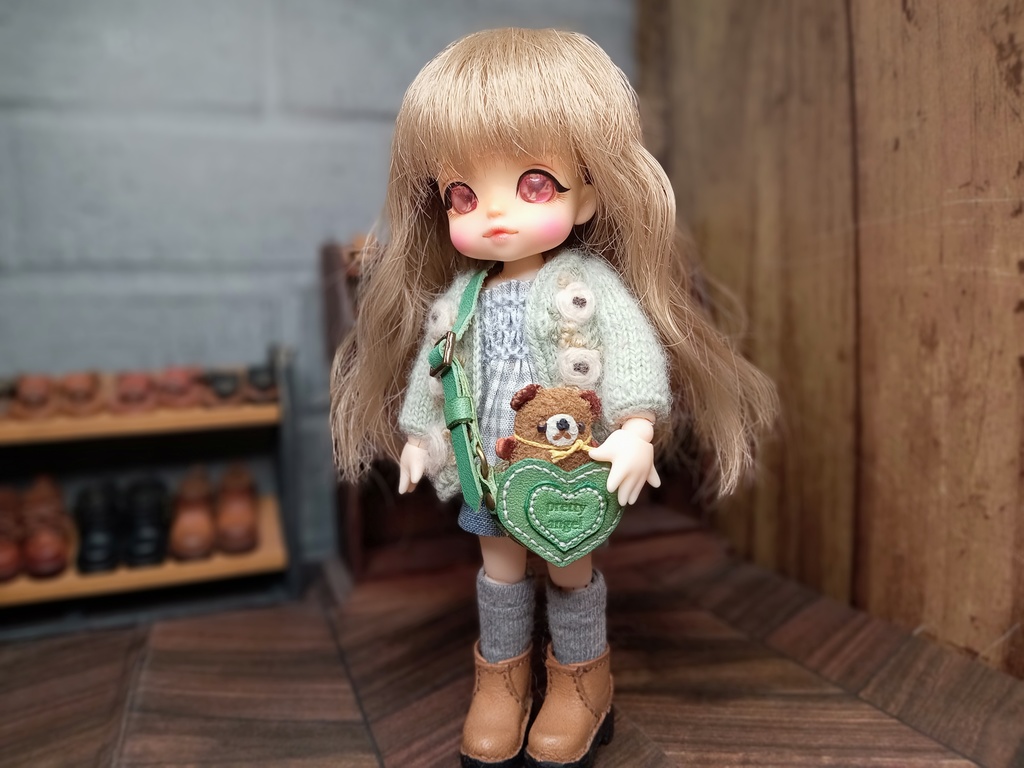 ハート型バッグ