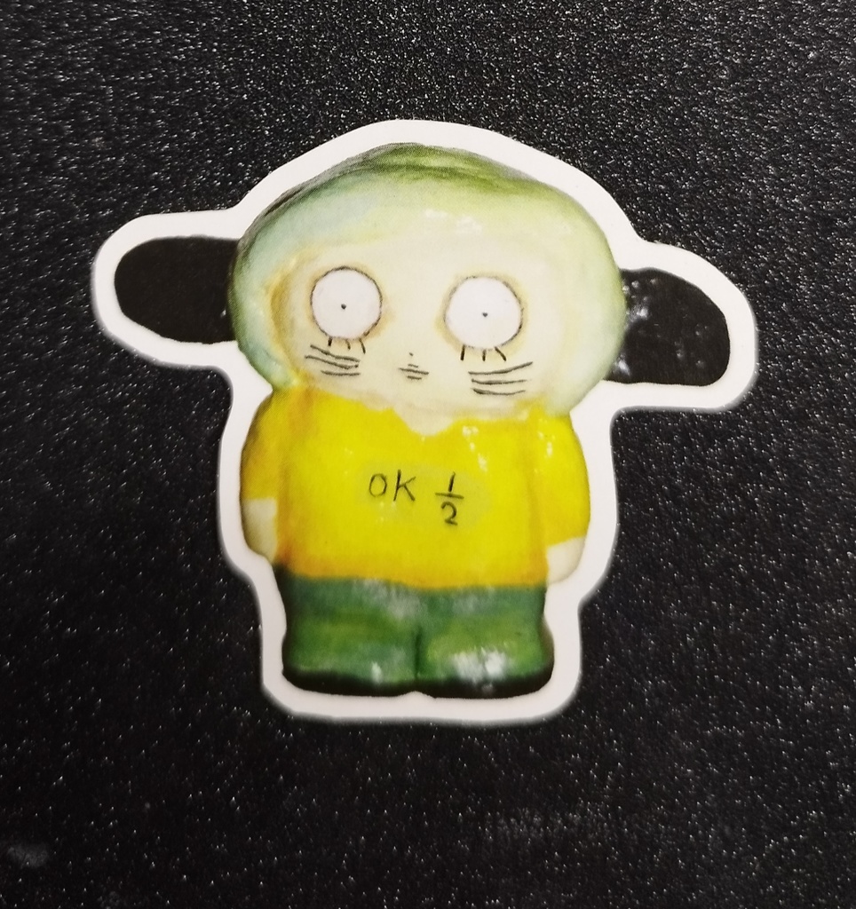 【ranfren】人形ダイカットステッカー 全4種