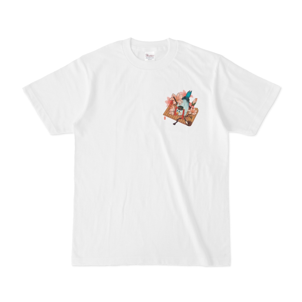 文官鳥Tシャツ