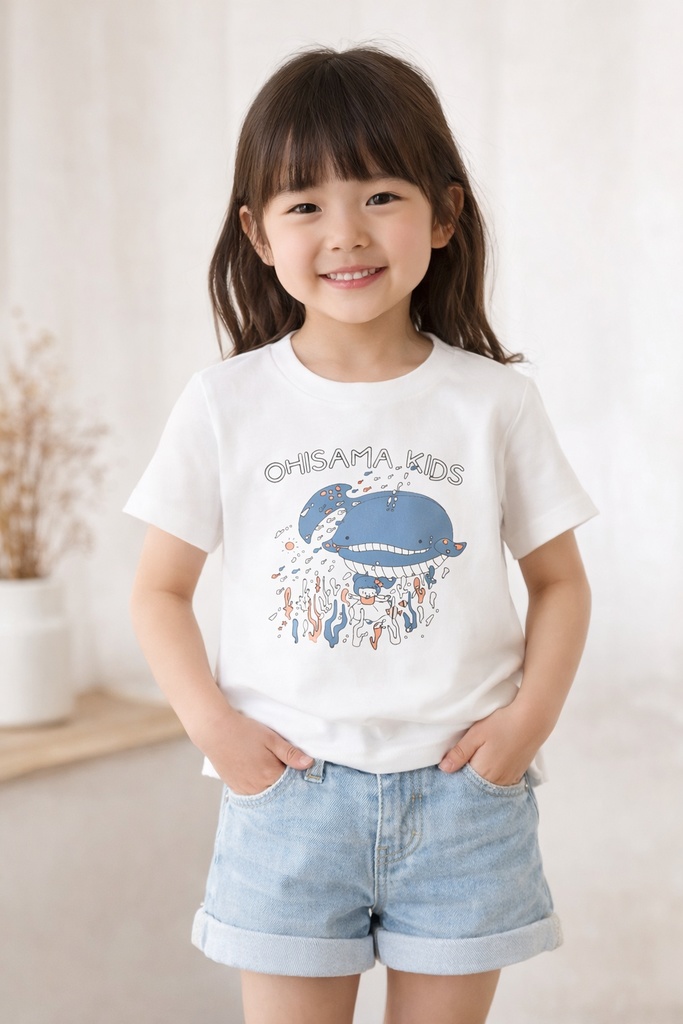 海の冒険キッズTシャツ