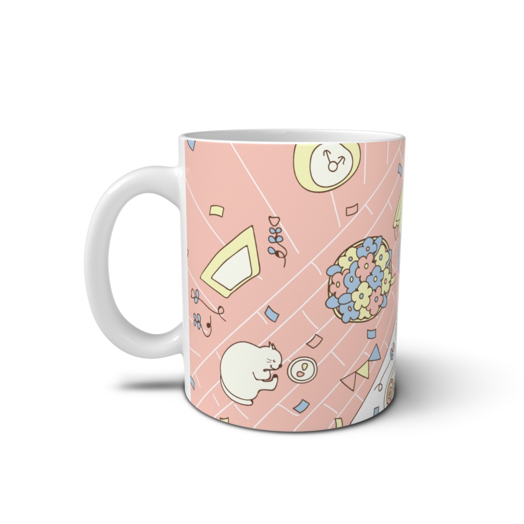 【pink】すいーつぱーてぃー マグカップ