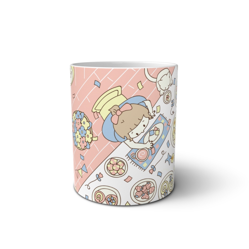 【pink】すいーつぱーてぃー マグカップ