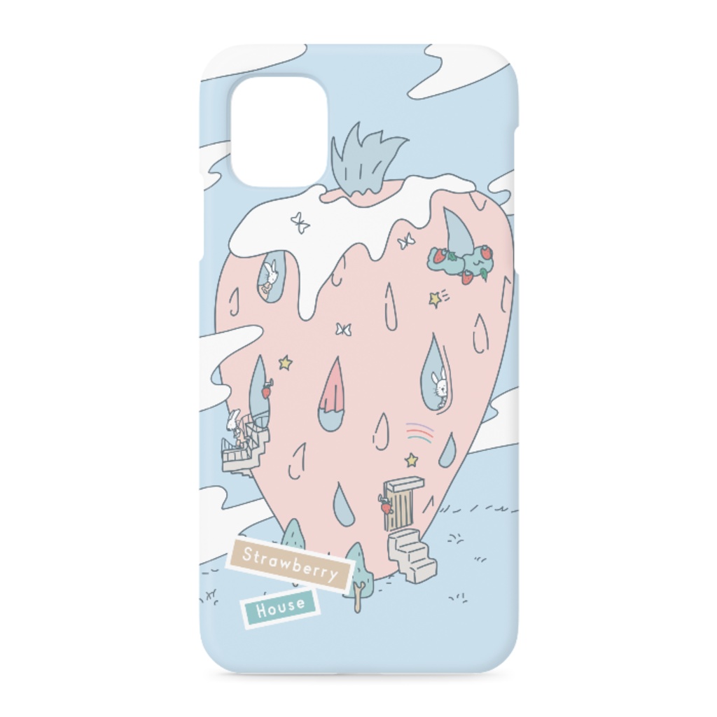 ストロベリーハウス　iPhoneケース