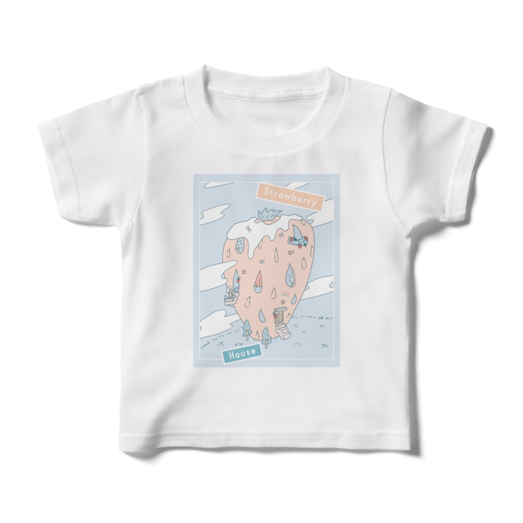 ストロベリーハウス　キッズTシャツ(正面プリント)