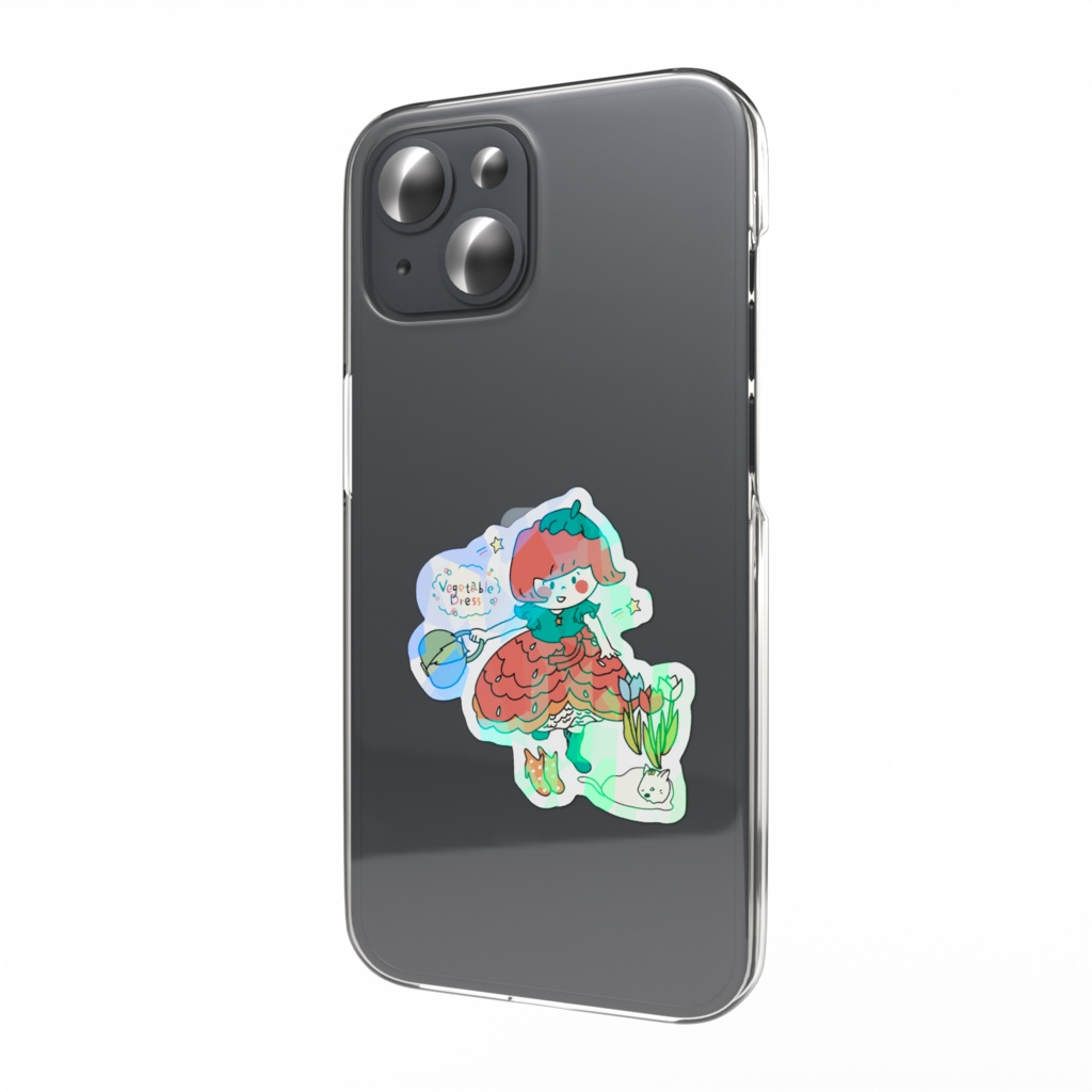 きいちごちゃんのキラキラシール