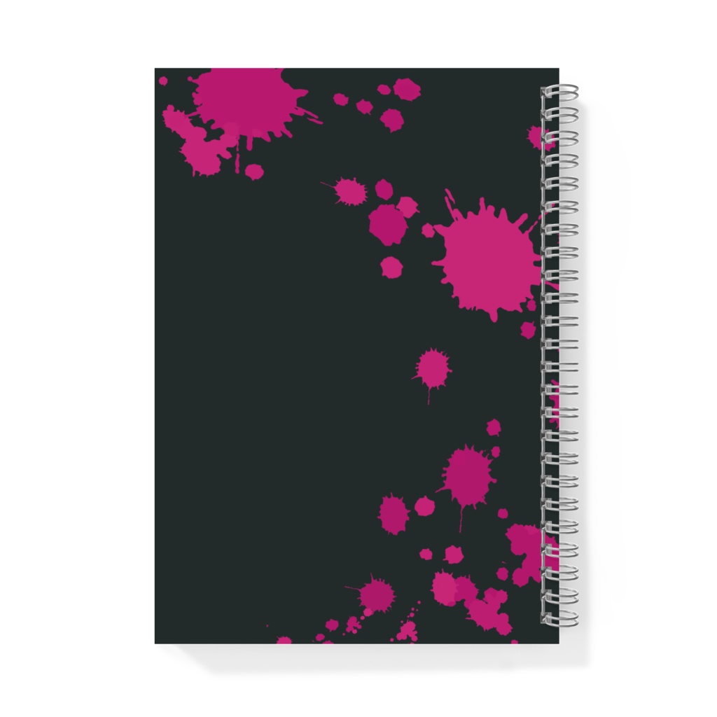 絵の具ぶち撒けノート