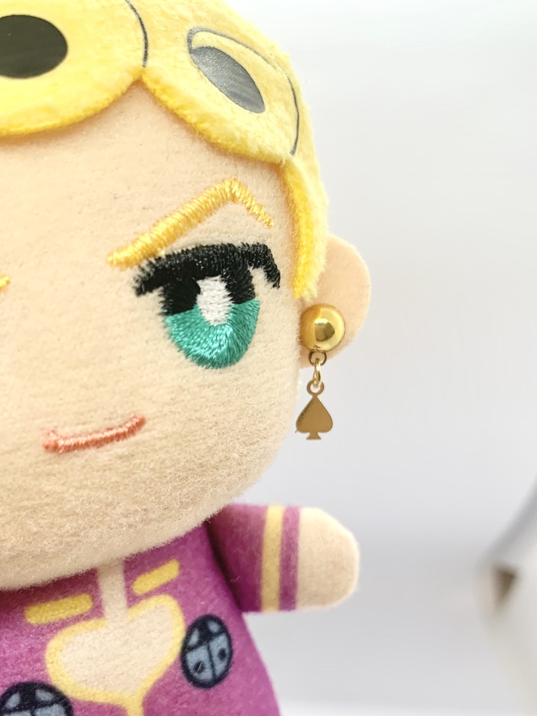 Playing cards earrings【ぬい・ドール】